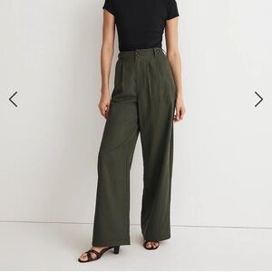 Madewell The Harlow wide leg pant, size 8, NWT